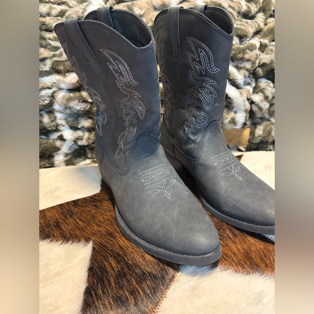 Deer Stags Kids Boots in Dark Gray